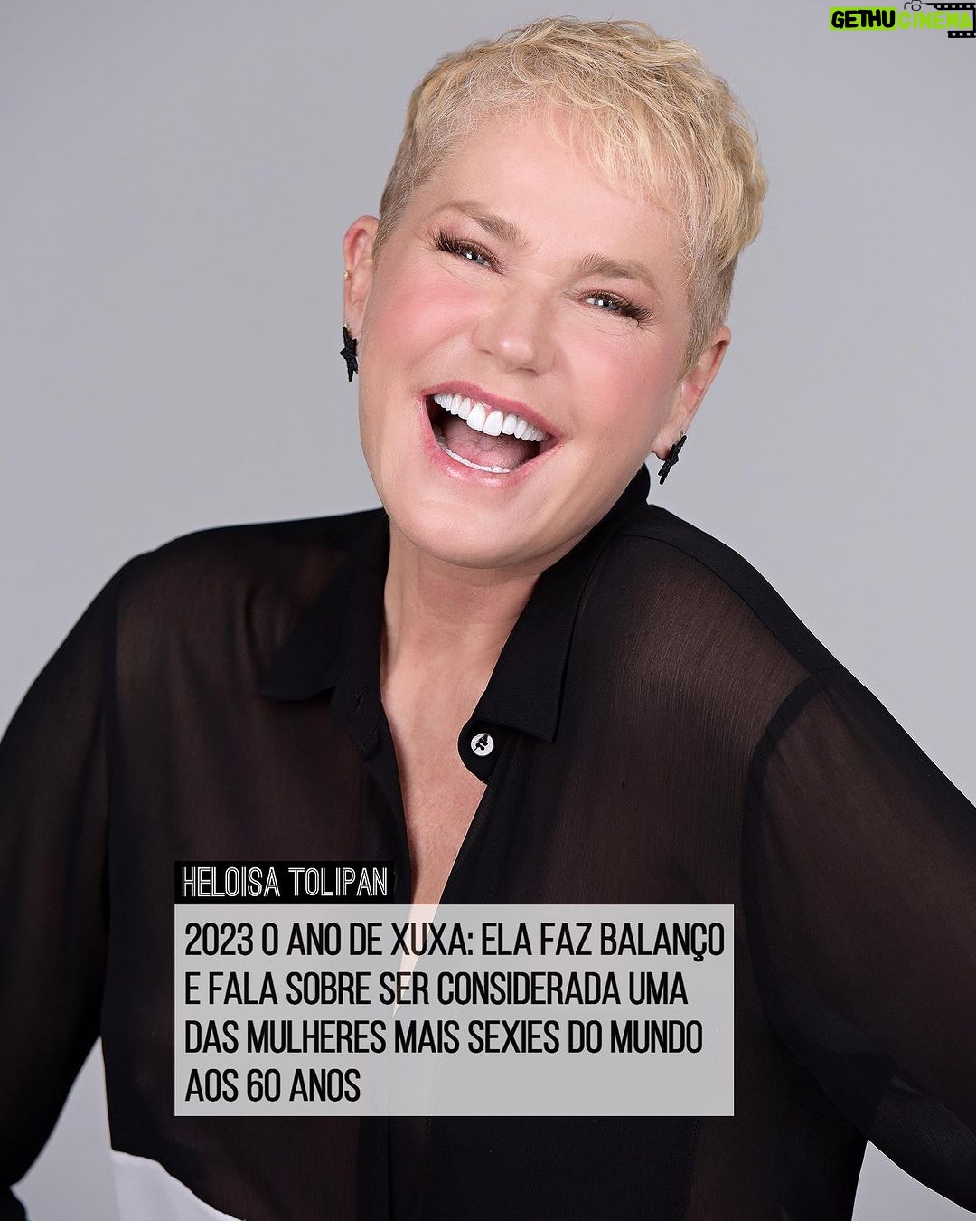 Xuxa Instagram - Acesse o link na BIO e leia a entrevista completa da loira para a @heloisatolipan ✨❤ 📸 @bladmeneghel Equipe x
