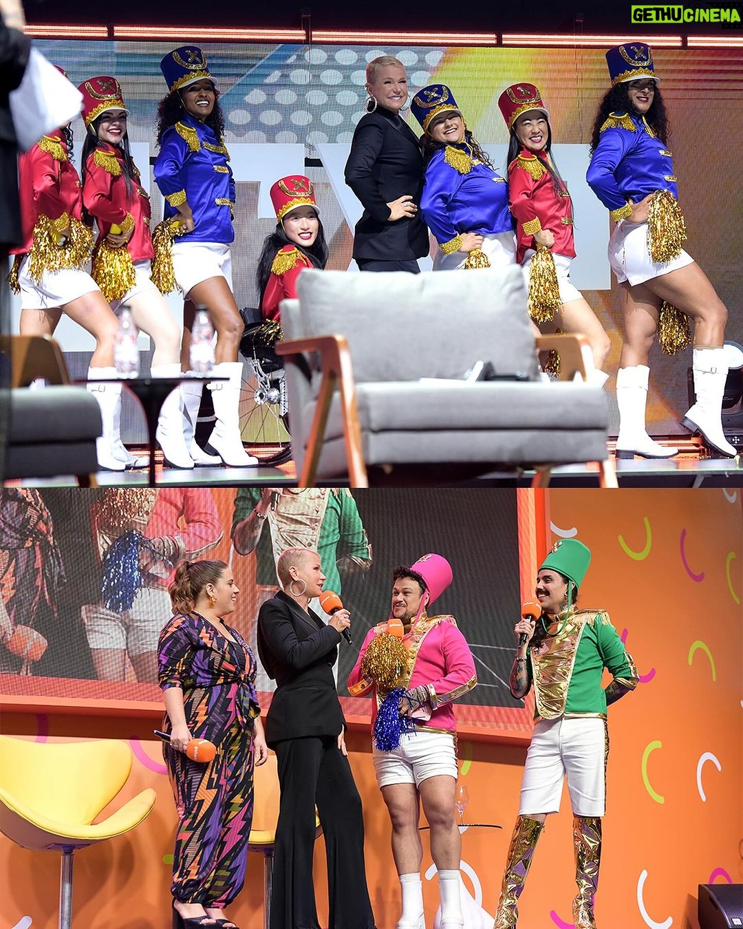 Xuxa Instagram - O prêmio de estar num evento como esse e ainda ser homenageada... ❤ Bgda pelos lindos momentos q eu vivi 💋❌ @ccxpoficial @omelete @forlani @tati @divadepressao @marcelohessel @ayrezmariana @umageekmedisse @globoplay @gshow @carrascojorge #CCXP23 📸 @bladmeneghel Make @edduhmakeup