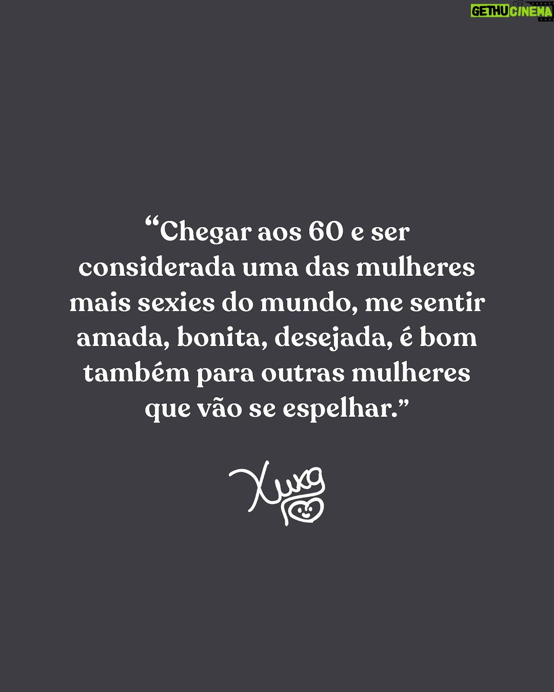 Xuxa Instagram - Acesse o link na BIO e leia a entrevista completa da loira para a @heloisatolipan ✨❤ 📸 @bladmeneghel Equipe x