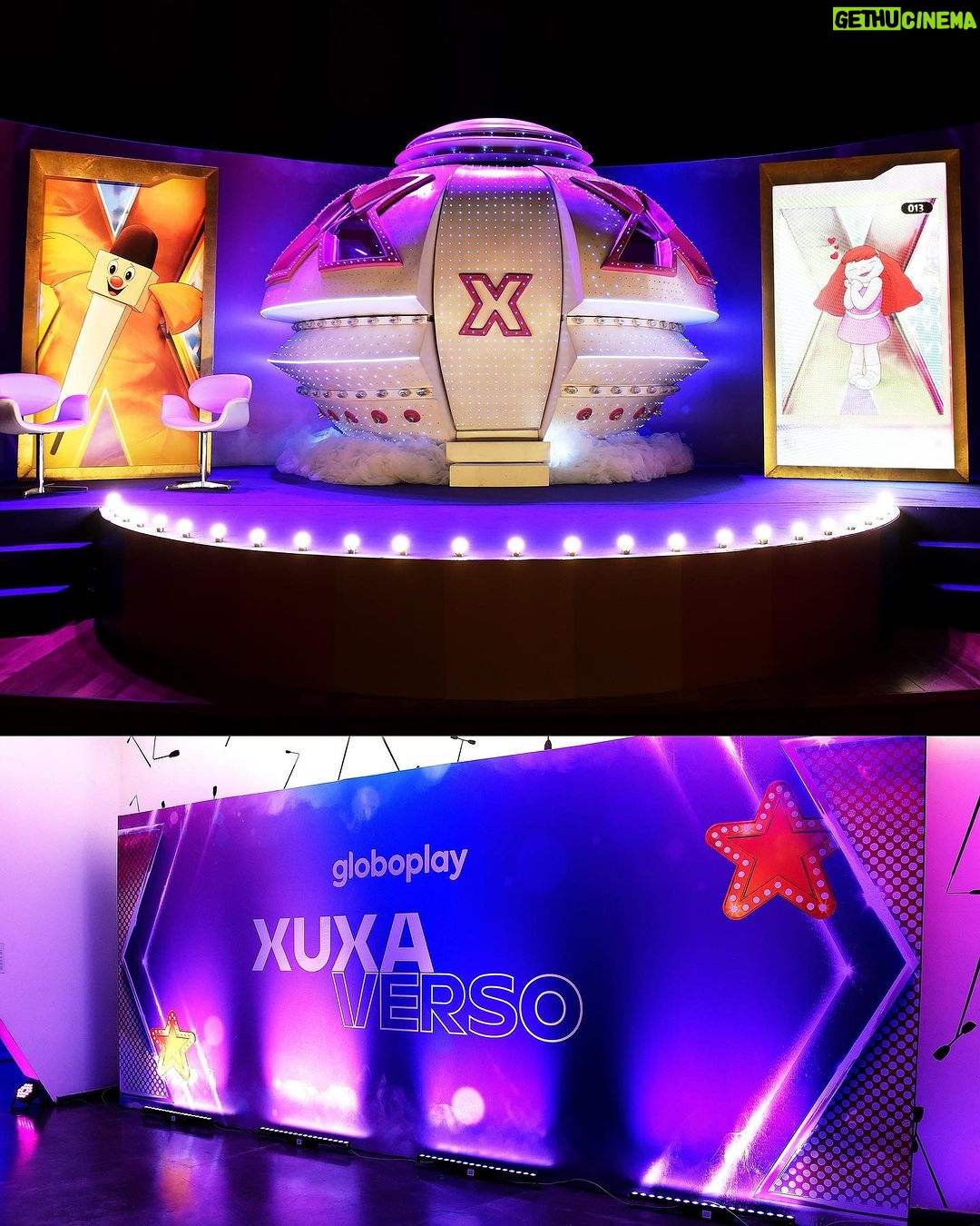 Xuxa Instagram - “Nessa nave iremos com vc aonde for….” ❌🛸 Ontem os fãs que garantiram a figurinha diamante do XuxaVerso encontraram nossa loira para um evento exclusivo!!! ✨ @globoplay @ferodriguesoficial Fotos @bladmeneghel Equipe X