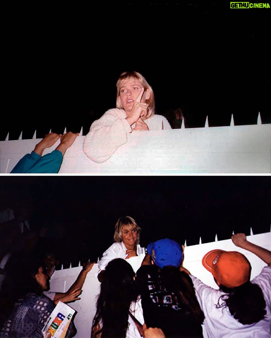 Xuxa Instagram - #TBT da época em que os fãs argentinos acampavam em frente à casa da loira em Buenos Aires, na Calle Eifleim, quando ela ia gravar o "Show de Xuxa". 🇦🇷 ❌❤️ Equipe X