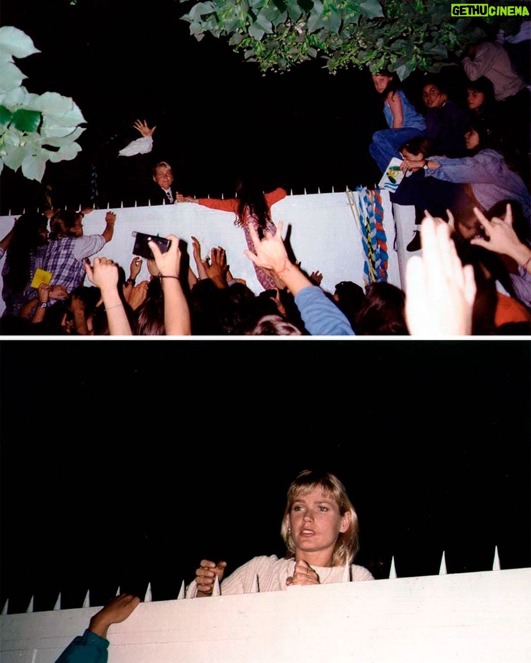 Xuxa Instagram - #TBT da época em que os fãs argentinos acampavam em frente à casa da loira em Buenos Aires, na Calle Eifleim, quando ela ia gravar o "Show de Xuxa". 🇦🇷 ❌❤️ Equipe X