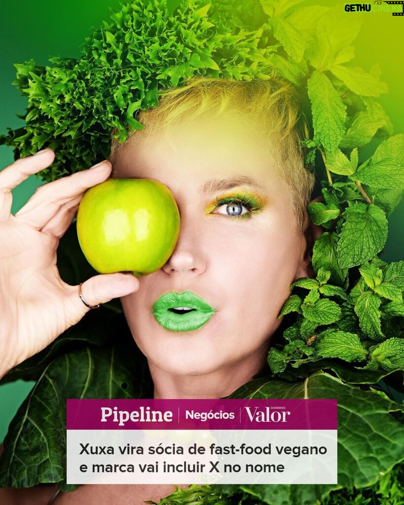 Xuxa Instagram - Vem novidade aí 🌱 Confira a matéria da Pipeline sobre a nova empreitada da loira, o link tá na BIO #GoVegan @bloomfastgood Equipe X