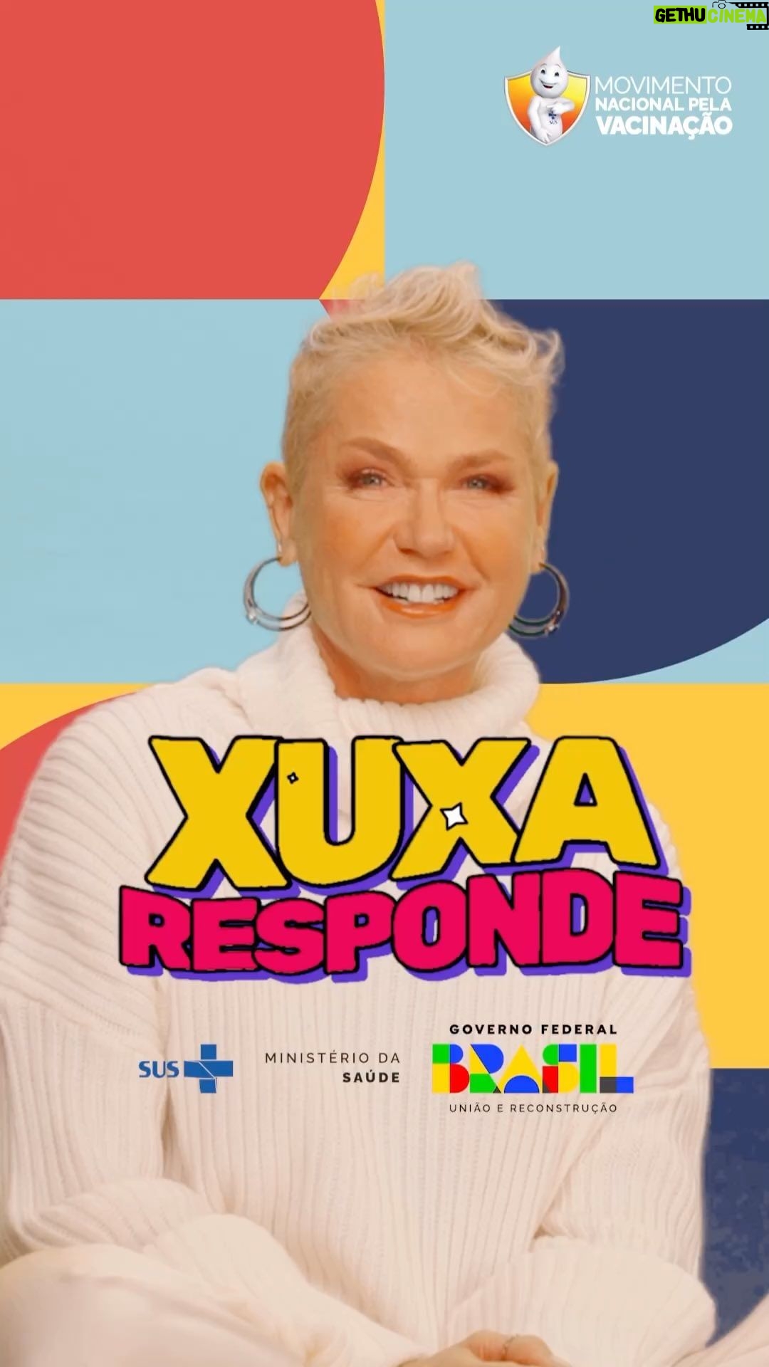 Xuxa Instagram - 💙💉 Todo mundo sabe que: Xuxa + Vacinação = match de sucesso, né? Então, bora conferir um papo imperdível da Rainha dos Baixinhos com o Ministério da Saúde? Ela falou sobre seu histórico em campanhas de vacinação, contando por que ela faz questão de se engajar nessa iniciativa. E, assim como ela incentiva todo mundo a manter a caderneta das crianças atualizada, ela também falou sobre a experiência em cuidar da caderneta da filha, Sasha! Aperte o play e confira cada detalhe desse bate-papo! 🌟 #Xuxa #ZéGotinha #VacinaÉVida
