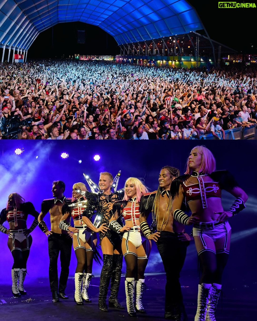 Xuxa Instagram - Foi lindo demais… Bgda pela energia e o carinho de todos vcs!!! 🤟💋❌ @spantanenem 📸 @bladmeneghel