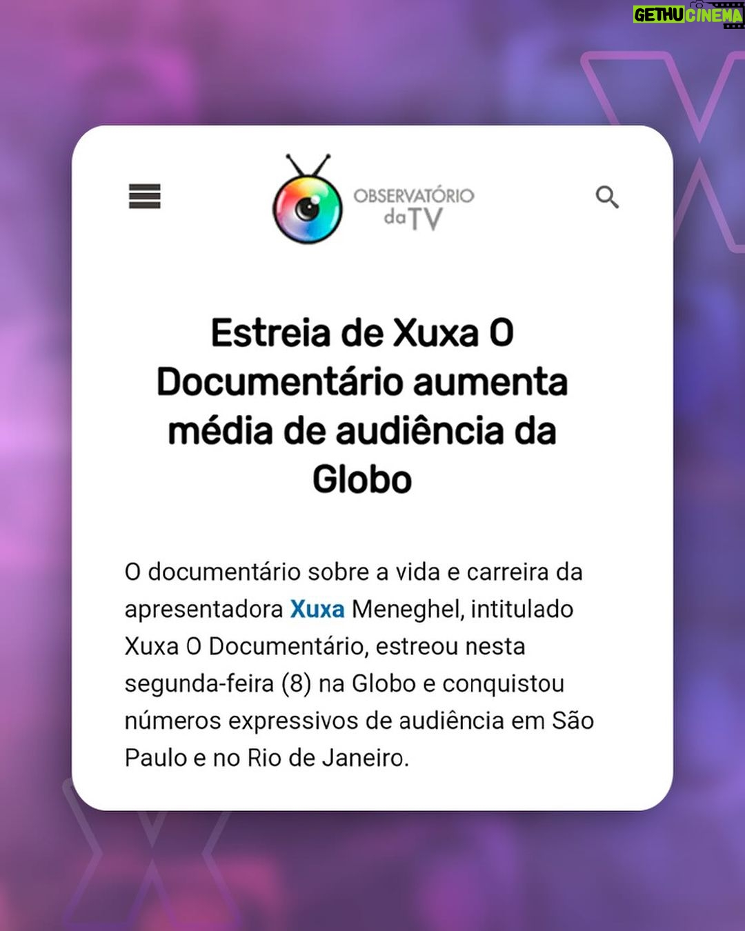 Xuxa Instagram - Esse carinho não tem preço... Bgda 💋❌❤ #DocXuxa @tvglobo @globoplay