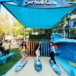 YaYa Gosselin Instagram - Had so much fun at the @appletvplus Summer Block Party 🧡 for #SURFSIDEGIRLS! The Americana at Brand