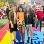 YaYa Gosselin Instagram - Had so much fun at the @appletvplus Summer Block Party 🧡 for #SURFSIDEGIRLS! The Americana at Brand