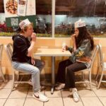 YaYa Gosselin Instagram – Who’s having donuts this morning? 🍩 This is our tradition… @andywalken Krispy Kreme Doughnuts