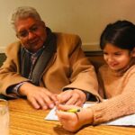 YaYa Gosselin Instagram - since I first started to write, my grandpa would practice my autograph with me at restaurants. We were both lefties. He knew I was going to be an actor before I did. One of his favorites was macaroni grill cause the tables were covered in paper and they brought crayons to every table. He also loved the bread. I started practicing my autograph as young as 3/4 years old with him. I believed every word he ever told me. A few weeks ago I got to do my first signing and it was very emotional for me. I always wish he could see me now. I know he is with me still 🖤 #abm #leftiesrule