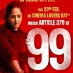 Yami Gautam Instagram - A remarkable release day offer for a riveting narrative! Get your ticket at Rs. 99 on cinema lovers day. #Article370 releasing in cinemas on 23rd February. #YamiGautam #PriyaMani @vaibhav.tatwawaadi @siyaramkijai #KiranKarmarkar @rajarjunofficial @skand_thakur @ashwinikoul93 @irawatimayadev @ashwani.1204 @divyasethshah @sumitkaul10 @adityasuhasjambhale #JyotiDeshpande @adityadharfilms @dhar_lokesh #JioStudios #B62Studios #Saregama @pvrpictures @the_willing_fundamentalist @arj.writer @aarshvora @puneetwaddan @shashwatology @shivkumarpanicker @sidvasanity @mukeshchhabracc @yantrapd @veerakapuree
