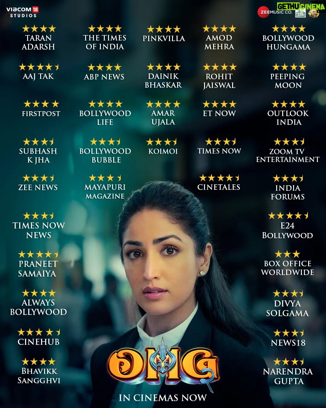 Yami Gautam Instagram - Our stars are shining at their brightest ✨ Book tickets now! IN CINEMAS NOW. @akshaykumar @pankajtripathi @raiamitbabulal #JyotiDeshpande @ajit_andhare @vipuldshahofficial @ashwinvarde @bahlrajesh #DrChandraprakashDwivedi @vbfilmwala @hemal_a_thakkar @rawalswaroop #CapeOfGoodFilms @viacom18studios @wakaoofilms @zeemusiccompany