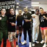 Yan Xiaonan Instagram - 很棒的教练！很好的团队！我很喜欢你们✌️ Great coaches! Good team! I love you all✌️ @urijahfaber @lastcall155 @undergroundlabfc @teamalphamalemma