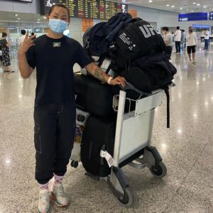 Yan Xiaonan Instagram - can you count my luggages😜? see you 🇨🇳～