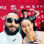 Yan Xiaonan Instagram - Had a great time at the UFC Fan Expo with @bullyb170. Amazing seeing all the fans. Now time for the fights 👊