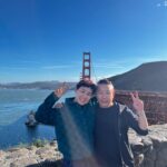 Yan Xiaonan Instagram - Golden Gate Bridge. Good weather ☀️☁️ good mood 😉✌️