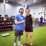 Yan Xiaonan Instagram - Another great session with @mvmnt_darren ! You are the man who makes me stronger every day!💪 #grrrlpower #grrrlstrong #training #strengthtraining #strengthandconditioning #fitnesslife #borntofight