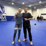 Yan Xiaonan Instagram - Always enjoy the time on the mat with @urijahfaber . There is no substitute for hard work！🤼‍♀️💦 I am ready to step into the octagon again. 💪🔥