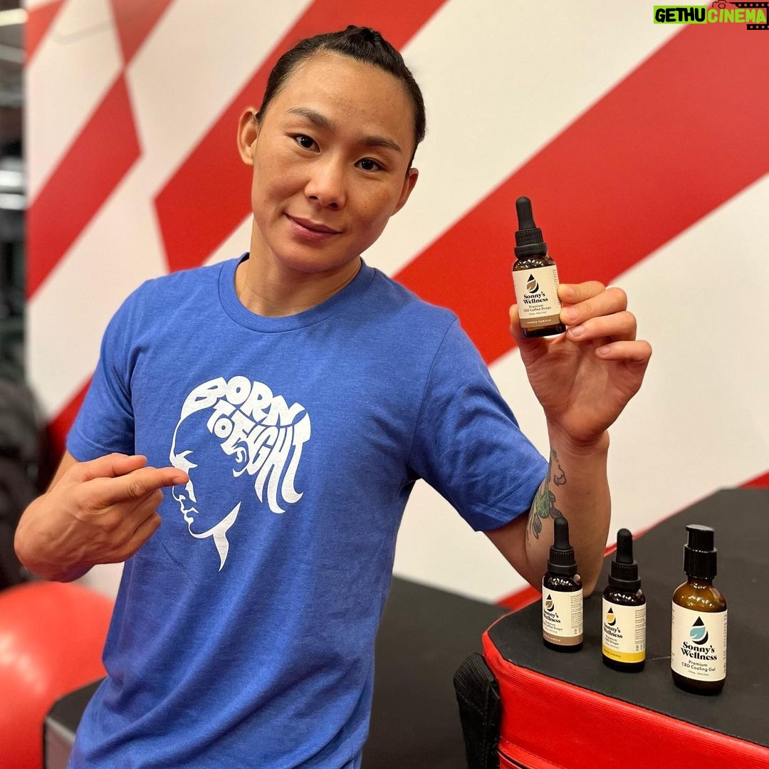 Yan Xiaonan Instagram - I am very excited to announce my partnership with @sonnyswellness ! I have been curious about CBD and have wanted to learn about the potential benefits. Sonny’s Wellness is also the only Eco-friendly CBD brand! 🌏 Use code: YAN25 at checkout at http://Sonnyswellness.com if you’d like to try CBD too! #mma #ufc #cbd #allnatural #sustainable #ecofriendly #recycle #femalefighter #womensmma