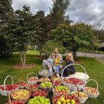 Yana Rudkovskaya Instagram – Начался урожай яблок из нашего сада в Подмосковье где мы живем ! Каждый день мы собираем минимум 10 корзин и угощаем всех спортсменов и гостей в @angelsofplushenko 🍏🍏🍏
