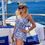 Yana Rudkovskaya Instagram - Welcome to the unique Louis Vuitton boat in Saint Tropez💙 Saint Tropez Plage De Pampelonne