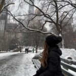 Yanet Garcia Instagram - “If you follow your heart just right, you’ll end up in New York.” ⛄️❄️ Central Park, New York