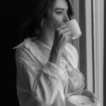 Yanet Garcia Instagram – Morning ☕️ Manhattan, New York