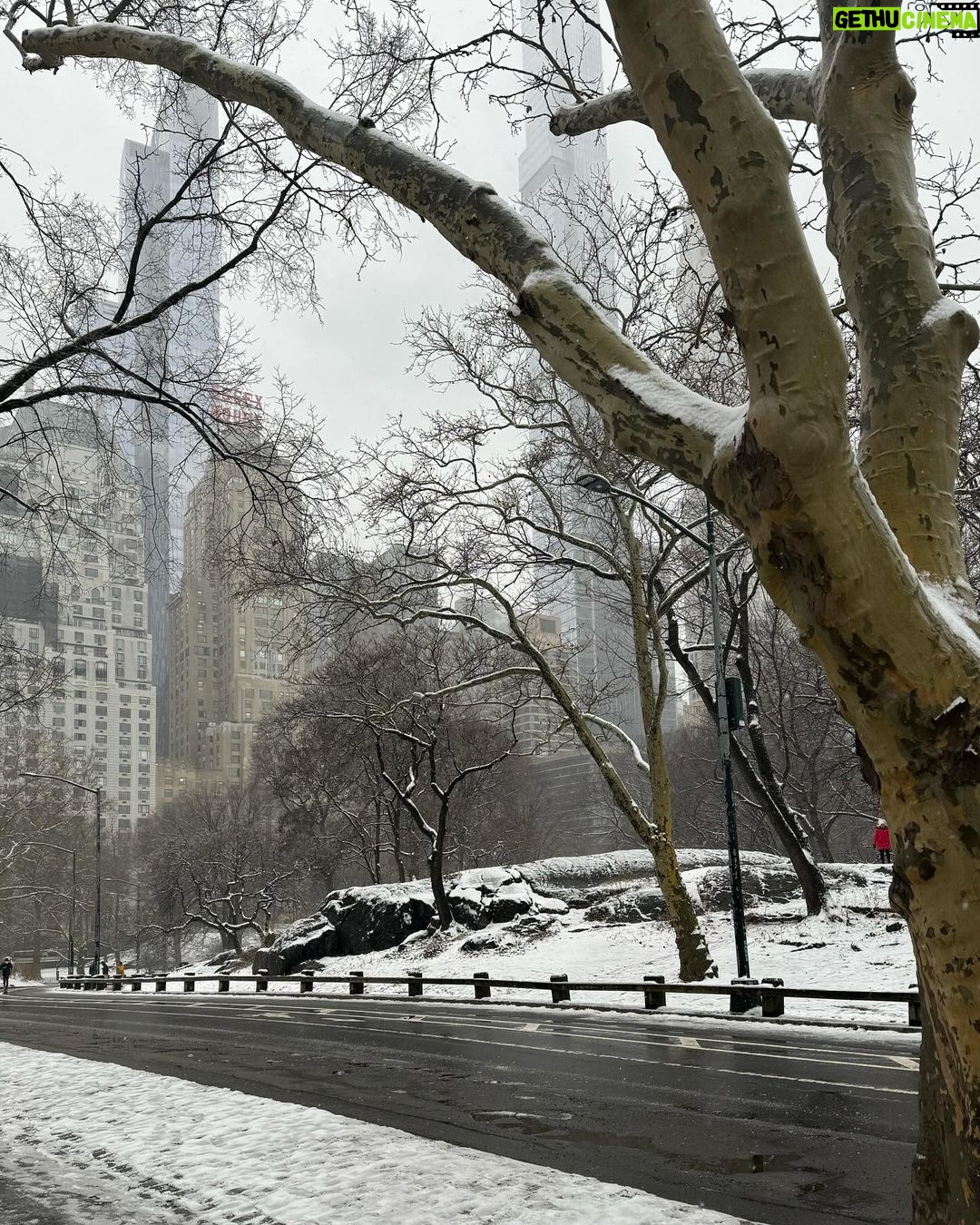 Yanet Garcia Instagram - “If you follow your heart just right, you’ll end up in New York.” ⛄️❄️ Central Park, New York