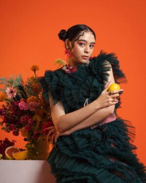 Yasamin Jasem Instagram - @yasaminjasem in @deasytantra
Styled by @nanetstyle @nanetsandjaja 
Hair by @irachelicious 
Brushed by @vagueskin 
Nail @jelinstudio
Accessories @houseofjealouxy