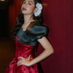 Yasamin Jasem Instagram - when in doubt, wear RED❤️ from #KultusIblis Gala Premiere Makeup @nadhirart Hair @ciska.maryono Customized Dress by @Elorace by @im.elorace Accessories by @agattajewelry Styled by @lizdafathia photographer @paman_tito