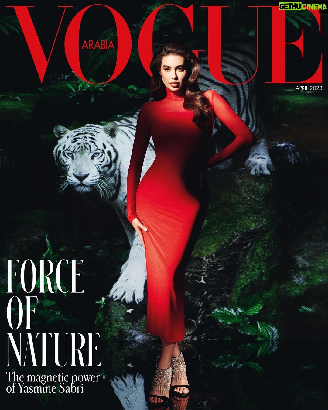 Yasmin Sabri Instagram - #YasmineSabri stars on the April 2023 cover of #VogueArabia, celebrating her return to the big screen after an almost three-year-long break with the blockbuster comedy Abu Nasab. “I’m a woman born to be in front of the camera and be under the spotlight," the Egyptian beauty says as she strikes a fierce pose on the April 2023 cover of #VogueArabia, an issue dedicated to the festive season, family ties, and everything that makes the Holy Month of Ramadan among the best times of the year. Head to Vogue.me for more on what’s coming your way this month. تزيّن النجمةُ #ياسمين_صبري غلافَ عدد أبريل 2023 من #ڤوغ_العربية احتفالاً بعودتها إلى شاشة السينما عبر الفيلم الكوميدي الضخم "أبو نسب" بعد انقطاع دام نحو ثلاث سنوات. وعن ذلك تقول الفنانة المصرية الجميلة: "أنا امرأة خلقت لتكون أمام الكاميرا وتحت الأضواء"، بينما تتألق بثقة على غلاف عدد أبريل 2023 من #ڤوغ_العربية المكرّس للموسم الاحتفالي والروابط العائلية وكل ما يجعل شهر رمضان الكريم من أجمل أوقات السنة. تفضلوا بزيارة موقعنا الإلكتروني لمعرفة المزيد عن ما ينتظركم في عدد هذا الشهر. Editor-in-chief: @mrarnaut Photographer: @nimabenati Fashion director: @aminejreissaty Fashion market editor: @mohammadhazemrezq Digital operator: @massimofusardi Makeup: @hindash Hair: @ivathegirl Producer: @allisonsam Agency: @humanagementme Interview: @nadineelchaer Thanks: @jumeirahemiratestowers