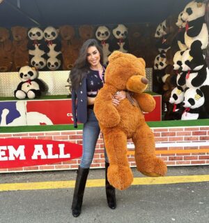 Yasmine Sabry Instagram - I won this teddy bear 🧸🥰🧸