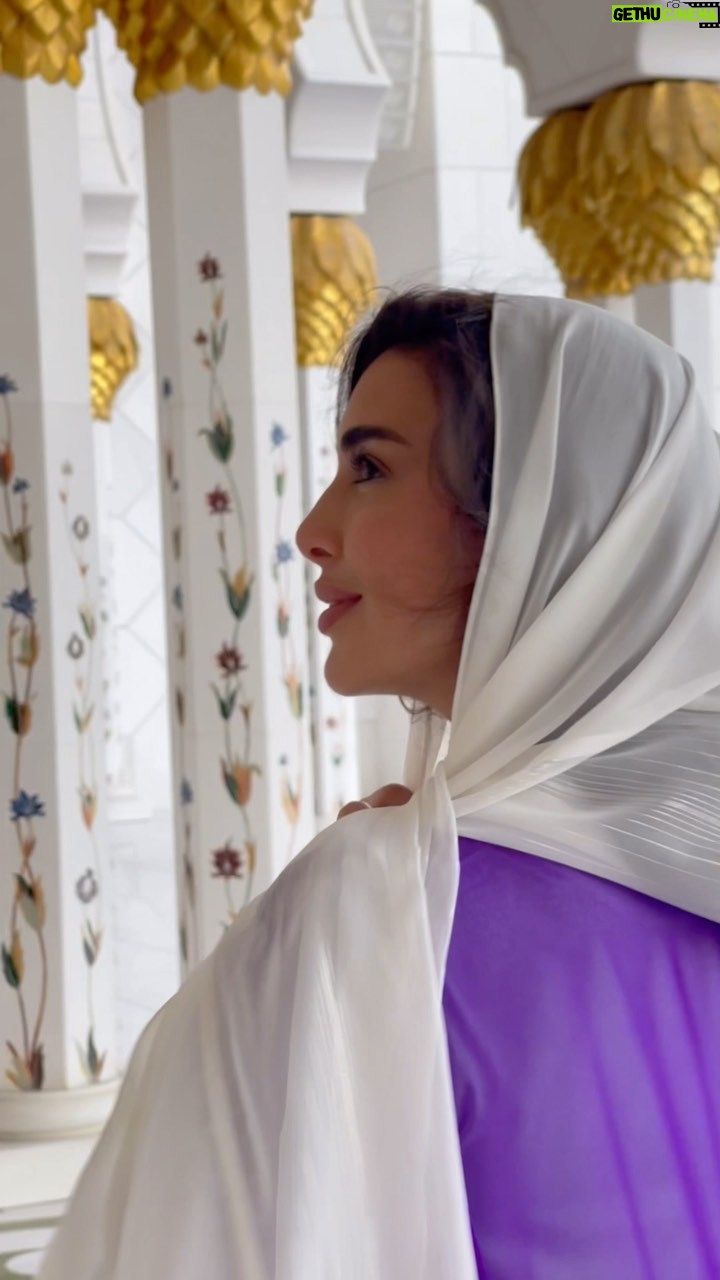 Yasmin Sabri Instagram - شكراً جزيلاً حكومة ابو ظبي و دائرة الثقافة والسياحة - ابو ظبي علي الدعوة الجميلة لزيارة جامع الشيخ زايد الكبير. شكراً جزيلاً علي طيبة اخلاقكم زيارة تسعد العين والروح. Abu Dhabi, United Arab Emirates