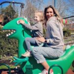 Yasmina Filali Instagram - ENJOY YOUR LIFE,ITS LATER THEN YOU THINK #twins #godmother #Carla #ruby #micky #friends @heideparkresort #friendship #Baby #3/4 #love