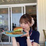 Yasuda Momone Instagram - ちうー🥤✨ #ハンバーガー #りんくうビーチ #マーブルビーチ #allgoodburger #大阪ランチ