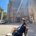 Yayan Ruhian Instagram - Ngaso dulu #travelwork #kuliseni #itutajam #greget 📸 @dzikrisukma Santa Maria del Pi, Barcelona
