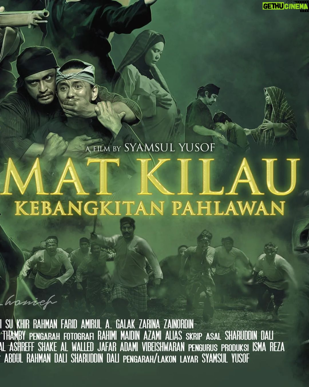 Yayan Ruhian - 7.5K Likes - #fanart #fanmade #artwork #movieposter #poster #MatKilau @filem_matkilau #photoshop #BahasaHanief
(Seluruh foto dalam poster ini saya ambil sendiri kecuali 3 foto (Kilau - Wahid, Rukiyah & crowd) yang diambil dari karya Bang @thehitmannazri )
Terimakasih