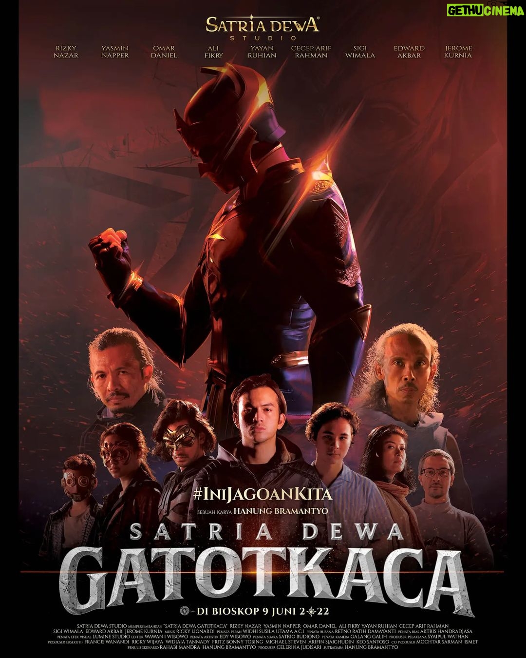 Yayan Ruhian Instagram - Bulan Juni nanti, Insya Allah dua film dimana kami terlibat #SatriaDewaGatotkaca @gatotkaca_official dan #MatKilau @filem_matkilau akan tayang. 9 Juni Gatotkaca tayang di Indonesia & 23 Juni Mat Kilau di Malaysia. Mudah-mudahan Gatotkaca juga akan tayang di #Malaysia dan sebaliknya, Mat Kilau juga akan tayang di #Indonesia karena banyak sekali yang menanyakan soal ini kepada kami. Aamiin.. #Greget #ItuTajam