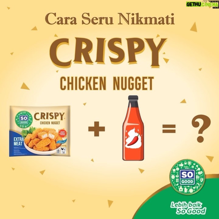 Yayan Ruhian Instagram - Cara seru nikmati Crispy Chicken Nugget ala So Good selanjutnya: dicocol saus sambal, pasti nagih! Cocok dimakan sebagai lauk atau camilan saat kamu nonton drakor 😆 Ayo komen cara seru nikmati So Good Crispy Chicken Nugget ala kalian di bawah 👇 #CrispyChickenNugget #NagetAyamKrispi #ChickenNugget #NagetAyam #HotSauce #SausSambal #sogood #lebihbaiksogood #greget