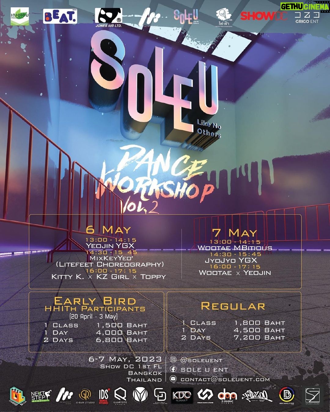 Yeojin Instagram - Hi! Thailand :) I missed you so much! The second workshop will be held on May 6th and 7th🔥 On the 6th, I have a solo class from 1:00-1:15pm and 7th, there is a collaboration class 4:00-5:15pm with Wootae @wootae_______ 🤟 let's meet in Thailand❤️🔥 @soleuent #thailand #yeojin #wootae #jyojyo #ygx #grigo #workshop #like #soleu #follow