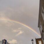 Yesung Instagram – El momento de la suerte.. Nunca pensé que vería un arcoíris como este.. 🌈 #Rainbow