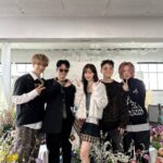 Yesung Instagram - I'm with my cute younger siblings again this time. #Floral_Sense 🌸 (Feat. Winter of aespa , wave to earth ) D -2
