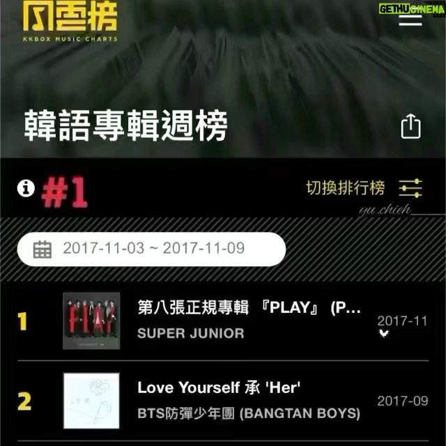 Yesung Instagram - KKBOX 200μ£Ό μ°μ ππ» ηηεΎζθ°’γ#ELF