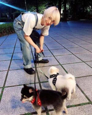 Yesung Instagram - paseo en un día soleado de hace dos años 🐾🐾