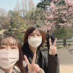 Yoko Hikasa Instagram - 春🌸 お仕事の時間組が #村瀬歩 と一緒だったので 合間の1時間だけど 公園でお散歩してきた🚶‍♂️ さくら抹茶ドーナツ食べた🍩 （446kcal!!!!!笑） 双子の弟アユと 芝生の上でポケッとして 桜とか池眺めてお喋りして。 忙しない毎日だったから こういう何気ない時間が とっても大切だなって。 リフレッシュできた！ アユさんきゅー！ #散歩 #お花見 #スタバ #さくらと抹茶のドーナツ #村瀬歩 #あゆちゃん #双子の弟 #と見せかけて双子の妹！ #アユちゃんいわく俺が兄 #私、妹属性だったの！？