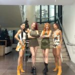 Yoon Bo-ra Instagram – #nomore_challenge 
함께 즐기기 🤍💚🩶🩷
#쇼타로 #유나 #예지 #신우 #정세운