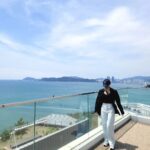 Yoon Ji-min Instagram - 다좋았던날💕 . . #하늘 #바다 #구름 #너 #그리고 #부산시립미술관 #이형구작가님