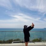 Yoon Ji-min Instagram - 다좋았던날💕 . . #하늘 #바다 #구름 #너 #그리고 #부산시립미술관 #이형구작가님