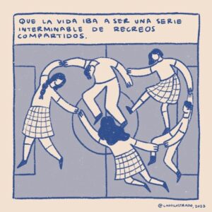 Yorokobu Instagram - @caosilustrado nos hace reflexionar sobre las rupturas de amistad. Los reencuentros y los desencuentros. 
Poco se habla de este tipo de duelos, ¿no crees?