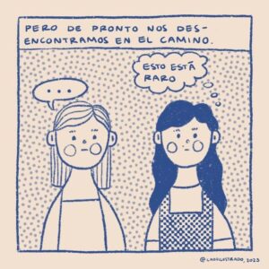 Yorokobu Instagram - @caosilustrado nos hace reflexionar sobre las rupturas de amistad. Los reencuentros y los desencuentros. 
Poco se habla de este tipo de duelos, ¿no crees?